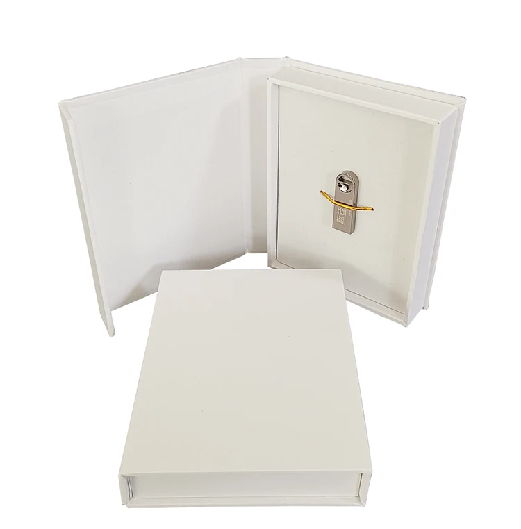 Luxury design usb flash drive memory card packaging gift drawer box
