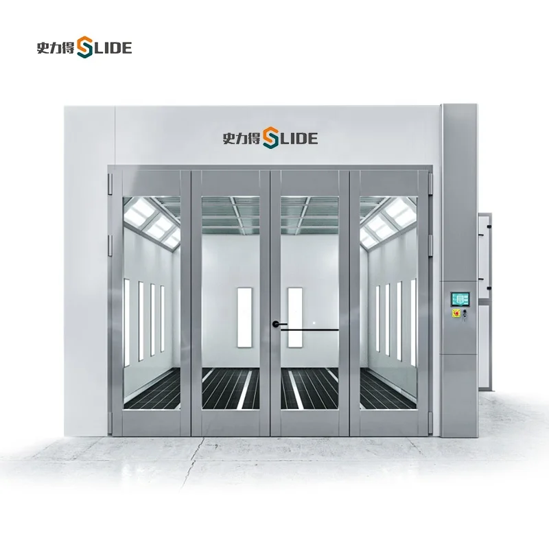 Water paint spray booth powered by  Gas factory price  dyeing rooms made in China  high quality downdraft  paint booth