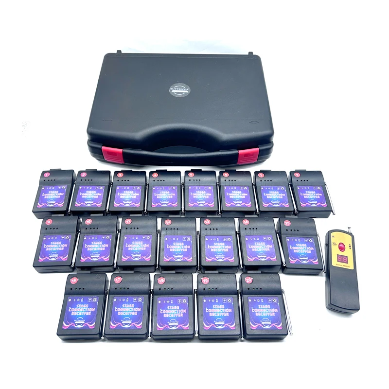 T20 20 Cues multi-function digital remote control consumer pyrotechnics firing system wedding stage fireworks firing system