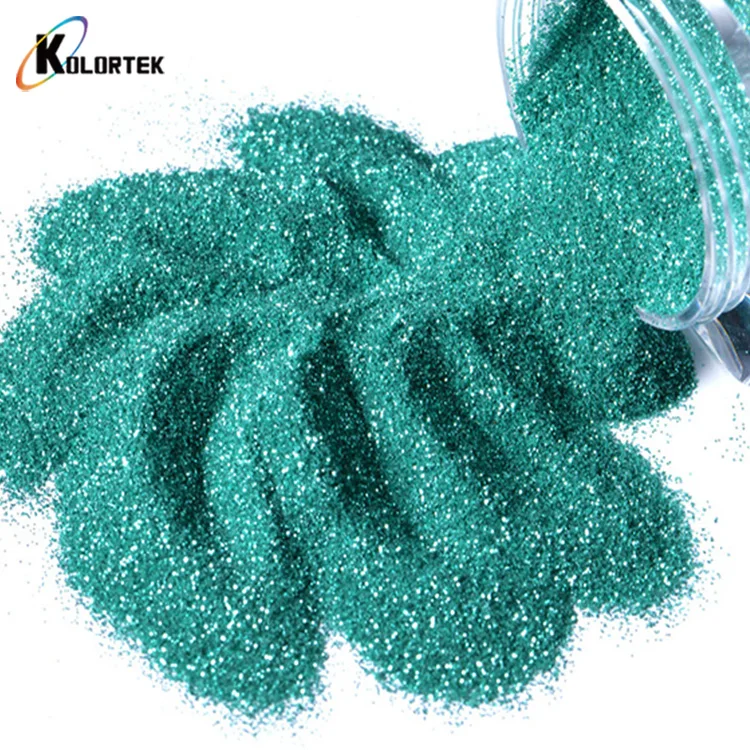 Kolortek glitter flakes solvent resistant fine polyester glitter powders kg nail body glitter