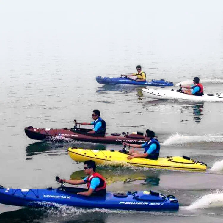 Canoe Kayak Boat Fishing Ocean 1 Person Electric Kayak Rowing Paddle Pedal Kayak