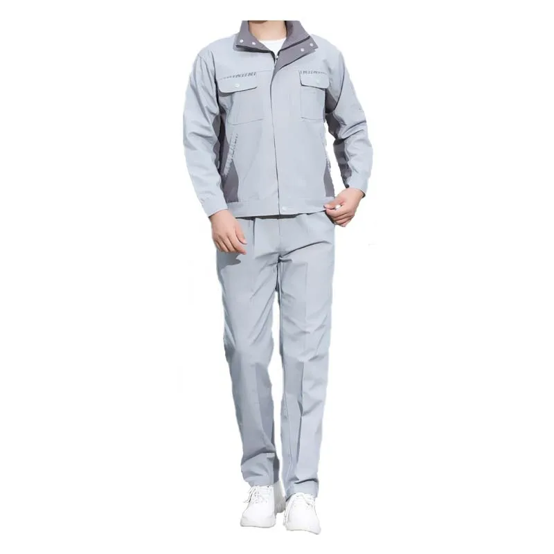 wholesale twill fabric road construction 100% cotton workwear clothing safety suit