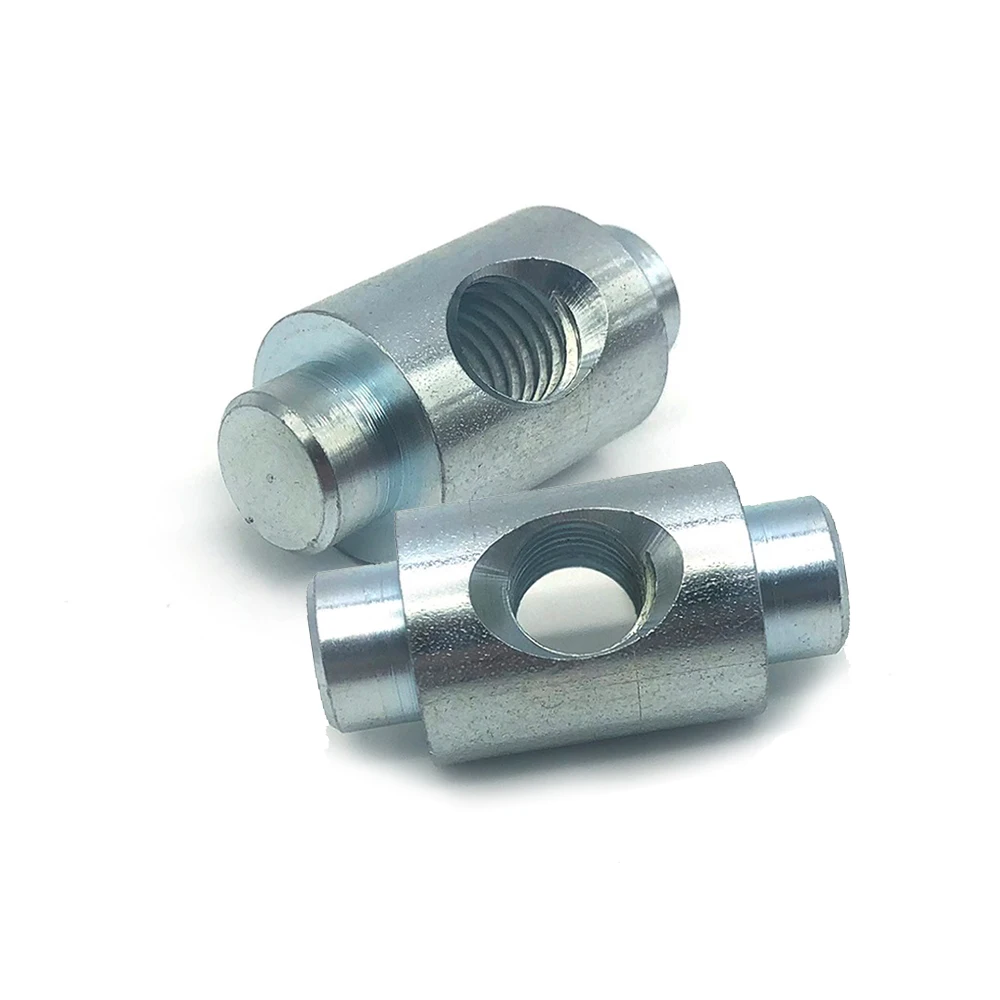 China factory process galvanized supply barrel bolts 5mm x 10mm cross dowel slotted furniture nuts for bed