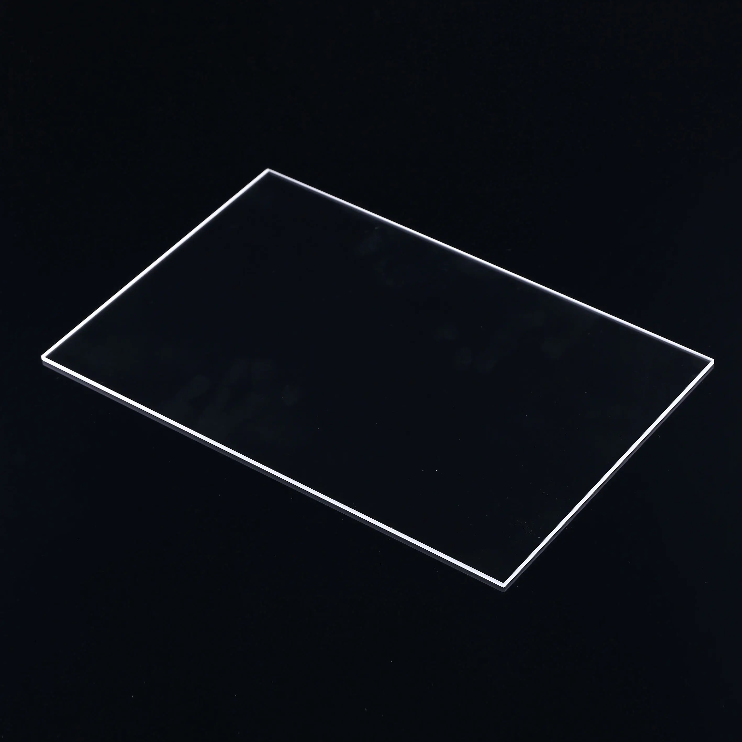 High Quality 2023 Fused Quartz Powder Manufacturer Price Thick Clear Fused Silica Quartz Thin Glass Disc Plates Sheet