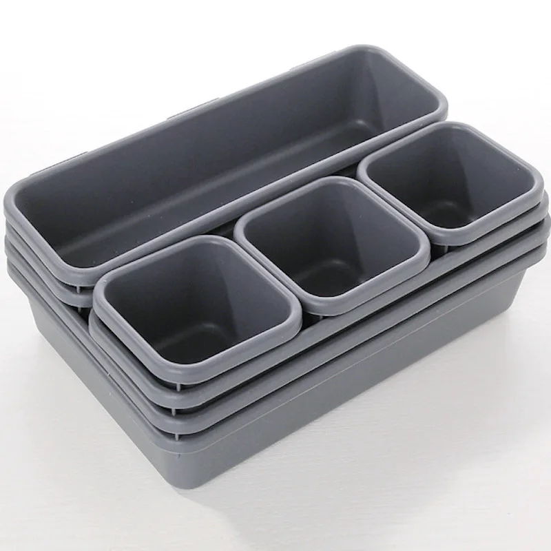 8pcs Drawer Organizers Household Dustproof Desk Stationery Storage Box Women Makeup Organizer for Kitchen Bathroom Accessories