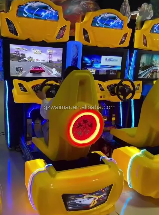Hot Sale Kids Super Motor Racing Game Video Game Machine Coin Operated Game Machine