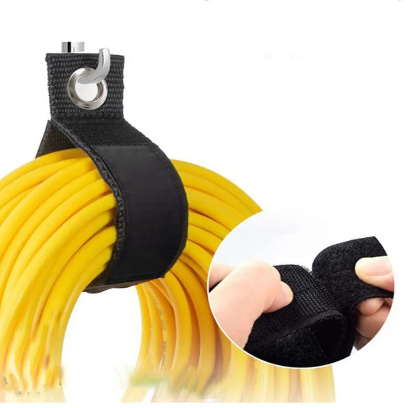 Heavy-Duty Hook and Loop Hanger Extension Cord Holder Organizer Storage Straps