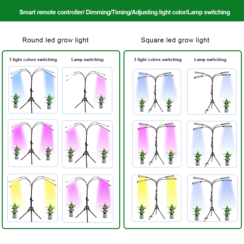 Factory Direct Sale USB led Grow Light Strip for USB Power Supply Greenhouse Portable Growing Light and Indoor Plant With Tripod