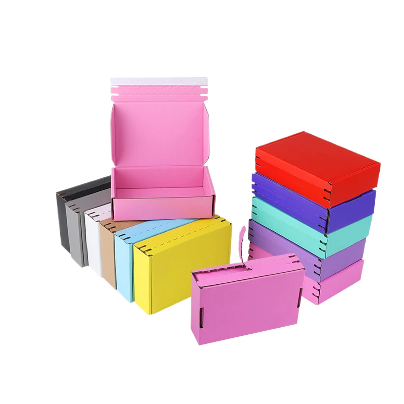 Zipper Aircraft Box Color Gift Box Tear And Pull Color Packing Box