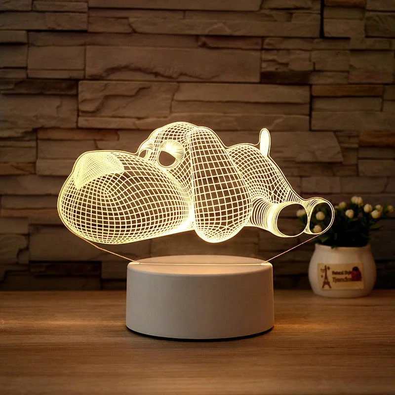 Bts Table Lamp 3d Led Night Touch Light for Kids 30 Eco friendly Luces 80 Home 3a Battery Small Plug in Battery Operated Acrylic