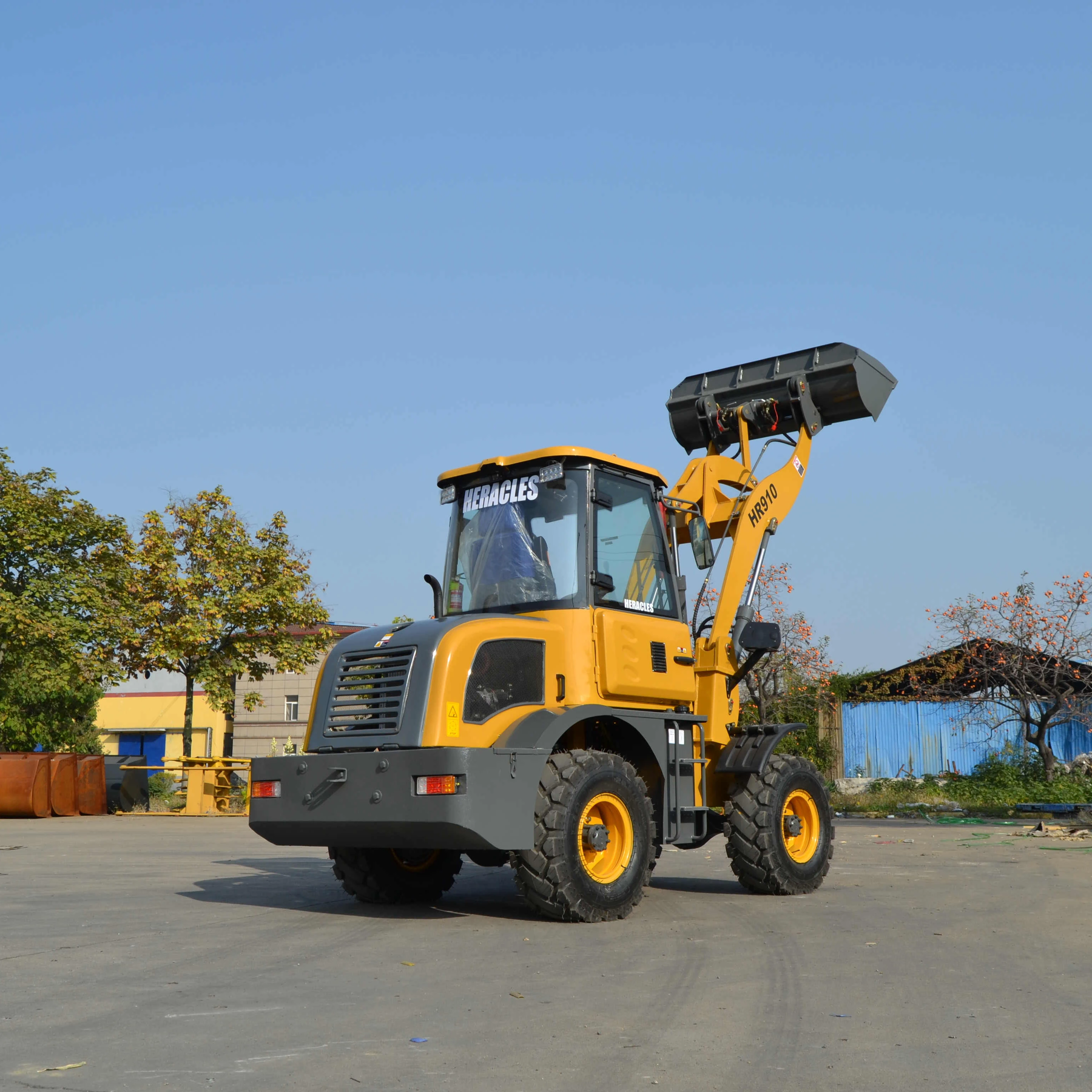 4 Wheel 1ton 3ton Front Bucket Case Hydraulic Pump Wz30-25  Small Backhoe Loader