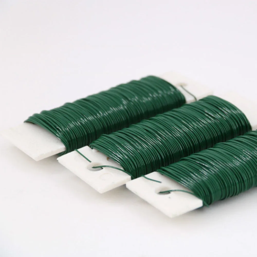 Decorative Caoted Florist Stub Wire, Florist Spool Wire,Floral Paddle Wire