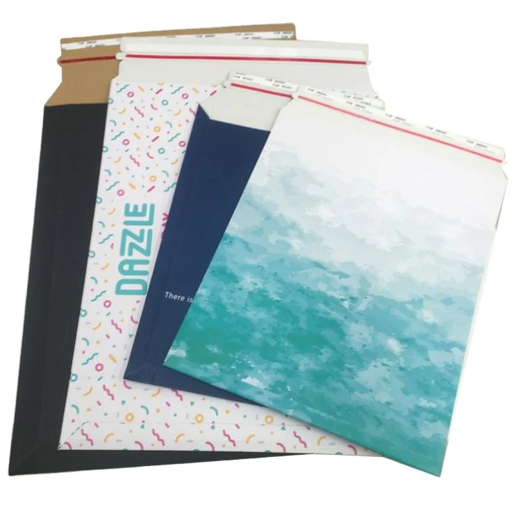 Wholesale Kraft Paper Envelope Making Machine String Tie Envelope For Packaging T Shirt With Window Recycled Envelopes