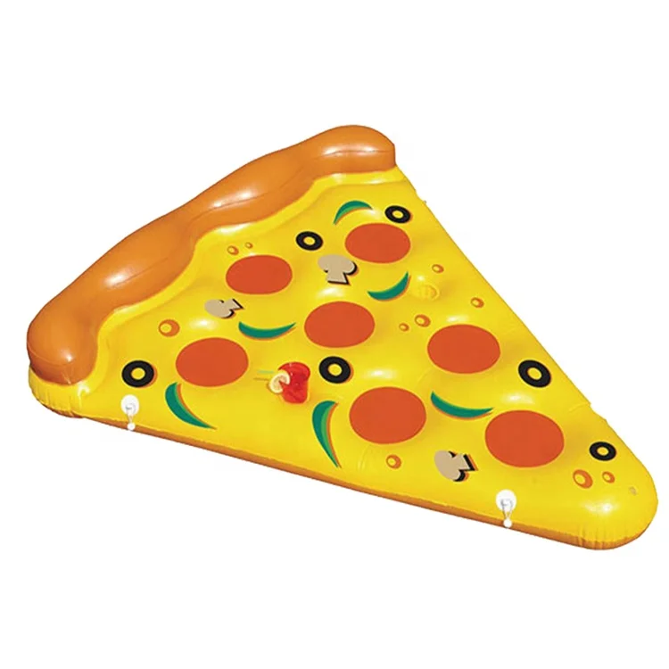 Inflatable Pool Floats Inflatable Pizza Pool Water Fun Summer Outdoor Beach Swimming Tube Party Toys for Kids Adult