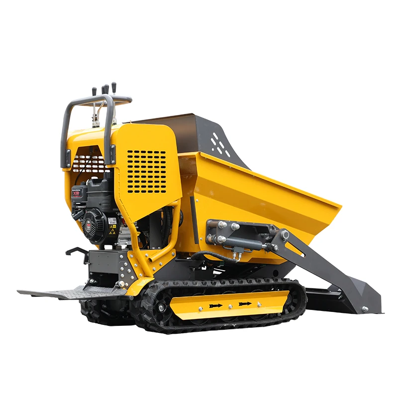 Mini 300kg 500kg 0.5ton hydraulic motor Dumper Crawler with gasoline engine