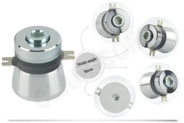 Clangsonic Ultrasonic Cleaning Machine Langevin Piezoelectric Transducer 60 Khz Ceramic Ultrasonic Transducer