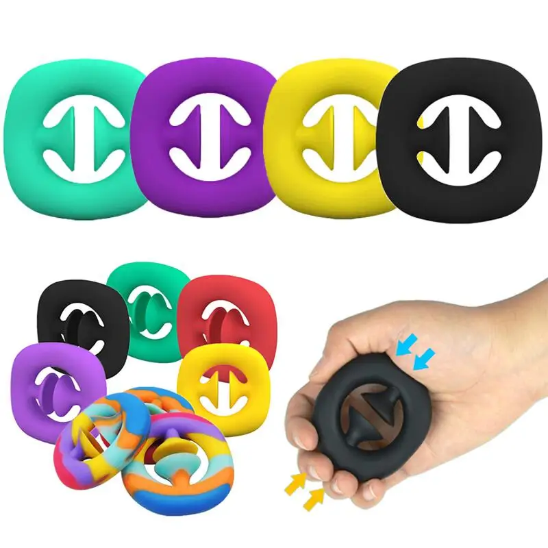 
Amazon Top Sell Stress Reliever Fidget Toy Squeeze Grab Sensory Popper Fidget Silicone Hand Grip Fidget Toy For Kid Adult 