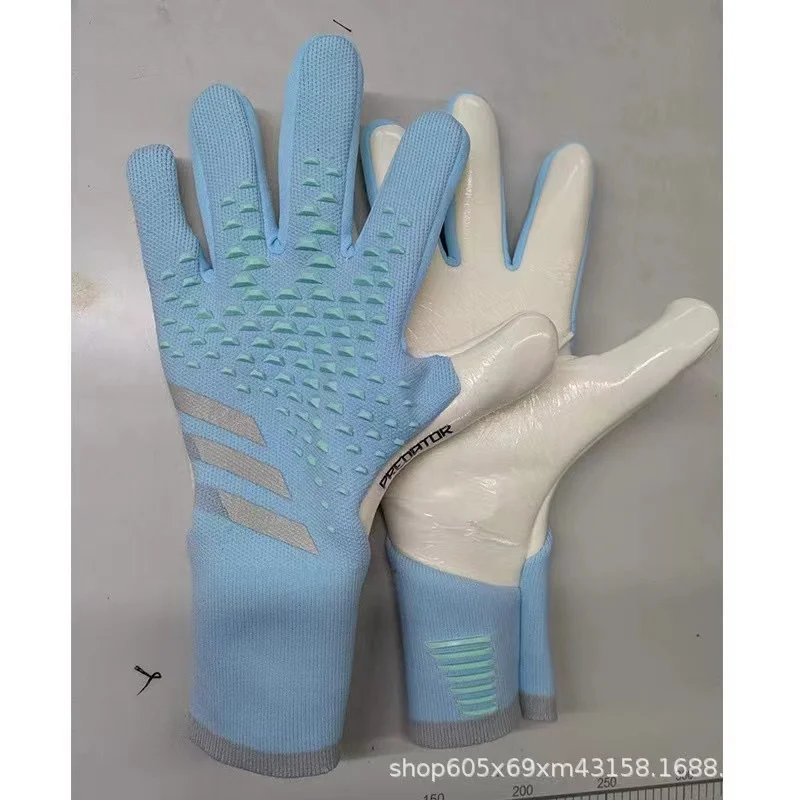 Professional Protect Latex Knitting Nylon Gloves Soccer Goalkeeper Gloves Guantes De Arquero Futbol Football Gloves Goalkeeper