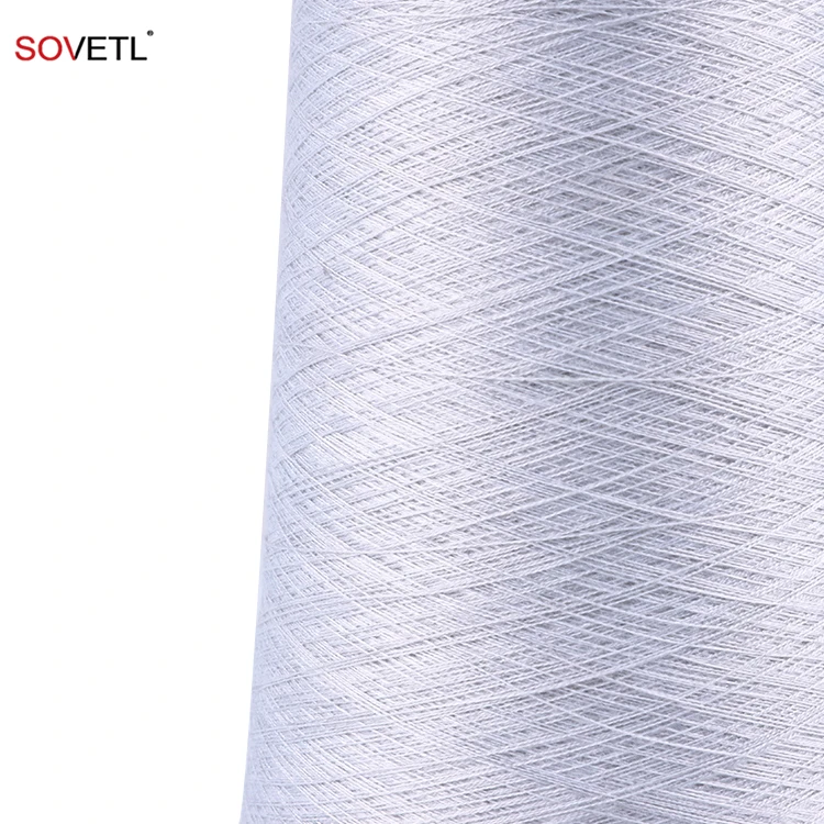 Stainless Steel Fiber Thread Blended Knitting Conductive Yarn