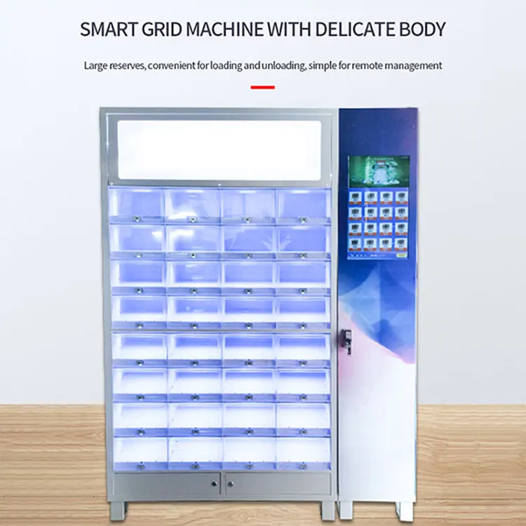 24 Hours Online Self Selling Customized Large Capacity Locker Vending Machine Lockers Metal Display Cabinet for Sale