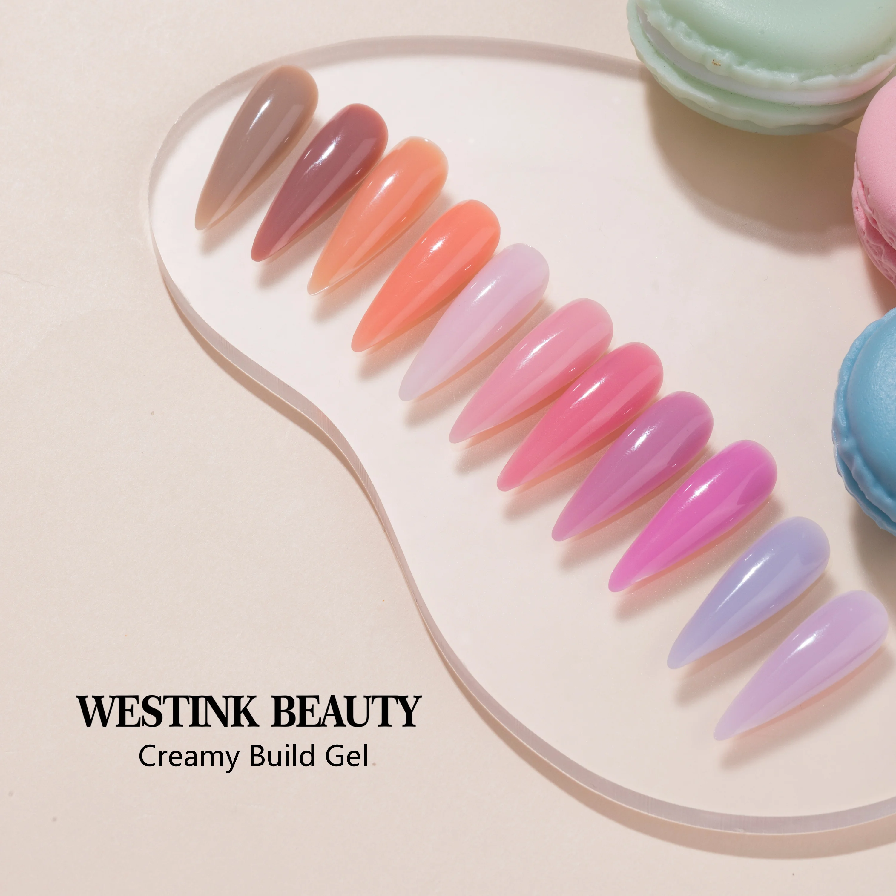 WESTINK BEAUTY free sample Camouflage clear KG Build gel