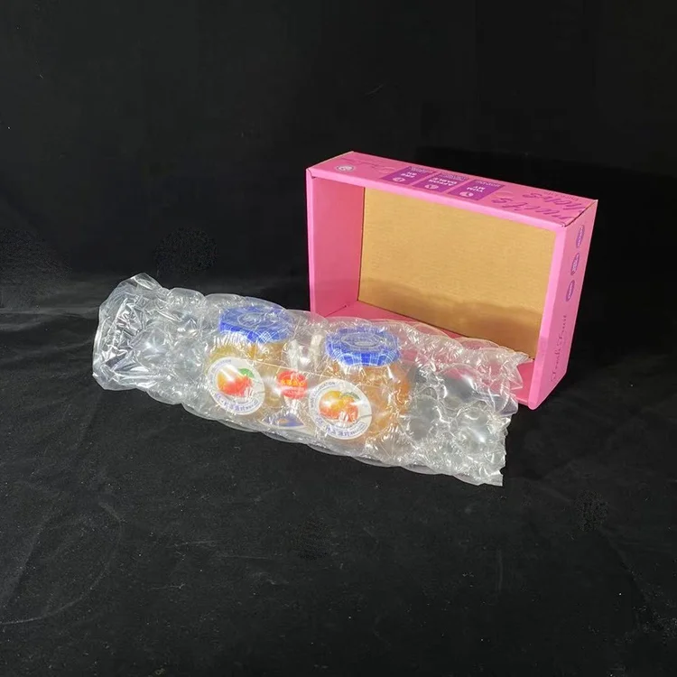 Оптовая цена, воздушная пузырьковая защитная упаковка, надувная подушка, двойная пузырьковая пластиковая рулонная пленка для упаковки