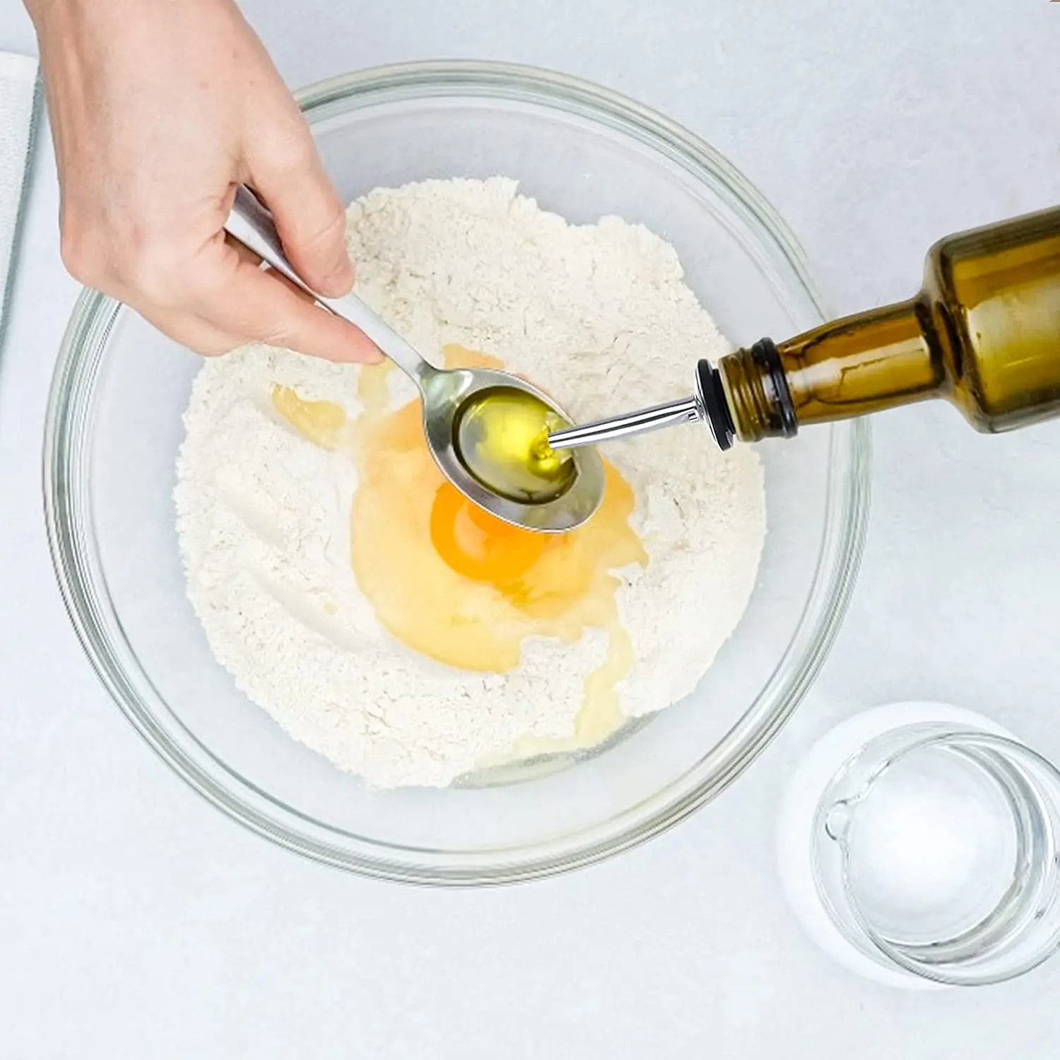 Stainless Steel Bottle Pourers Shot Liquor Metal Aerator Spout Wine Pourer