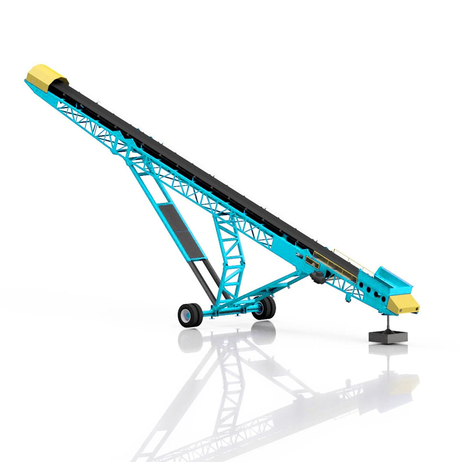 Portable Transfer Conveyor Jump or Grasshopper quick set-up and high production for Coal