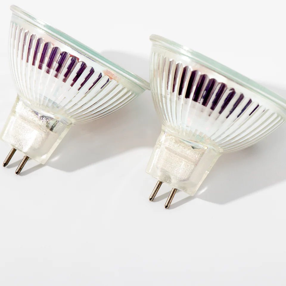 HoneyFly MR16 Halogen Lamp Spotlight 36V 2700-3000K 35W/50W/60W GU5.3 Machine Tool Halogen Bulb Light With Cover Clear Glass