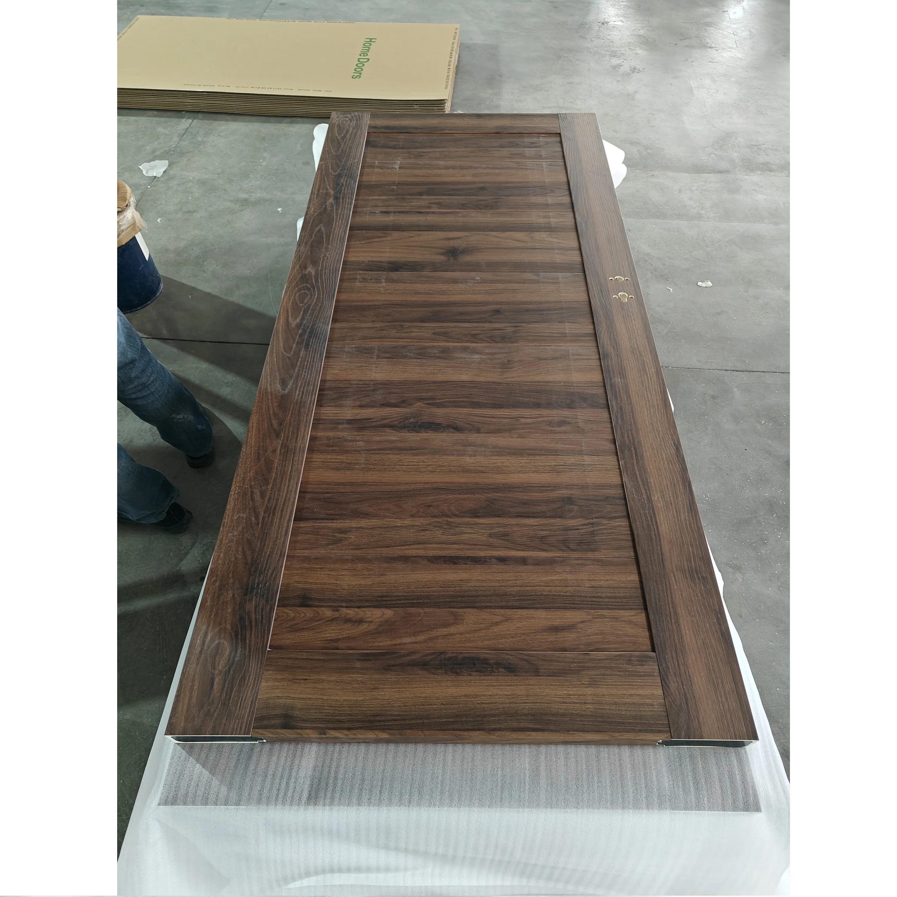 Belson Modern Design WPC Interior Door Factory Price Water Resistant Wpc Assemble Door Daily Production for Saudi Arabia