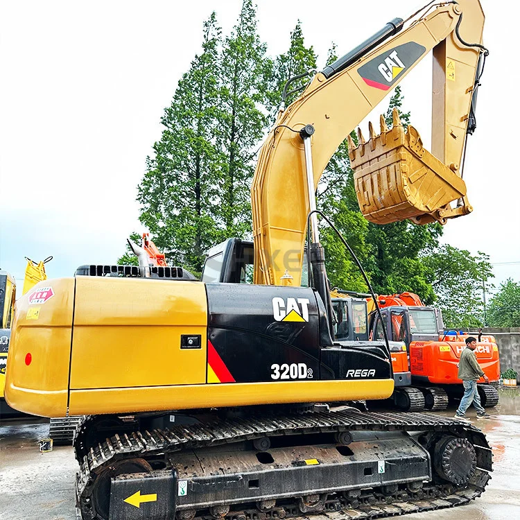 Second Hand Excavators Earth Moving Construction Machinery Digger 20 Ton Cat 320d Excavadora Caterpillar Crawler Excavator 320d