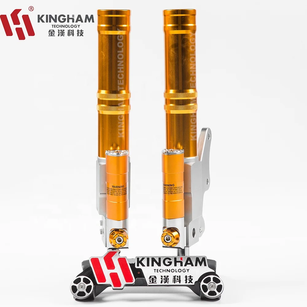Алюминиевые передние регулируемые вилки KINGHAM CNC для передних амортизаторов YAMAHA nmax fazzio mio HONDA vario