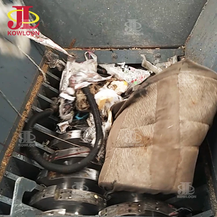 Kowloon Mattress Scraps Recycling Machine Latex Sponge Shredding Machine Memory Foam Crusher Shredder