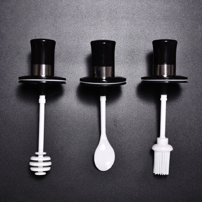 Lead -free Kitchenware 8oz 250ml  Clear Glass Spice Seasoning Jars  Food Salt Honey Storage Container with Spoon Blush