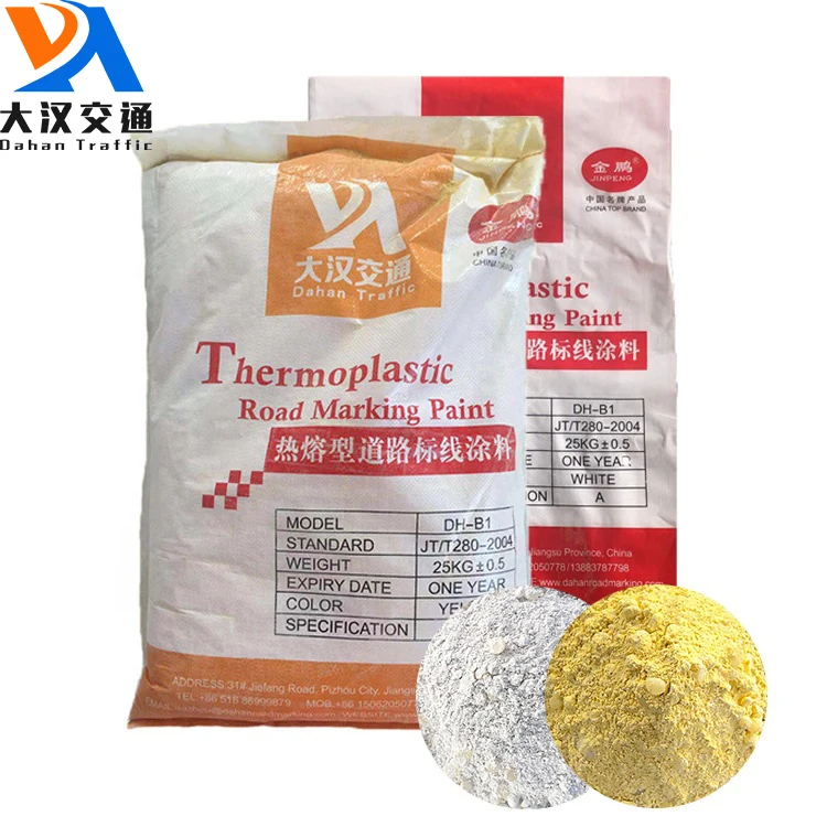 Manufacturer High Reflective Vibrate Thermoplastic Reflective Powder Road Marking Paint