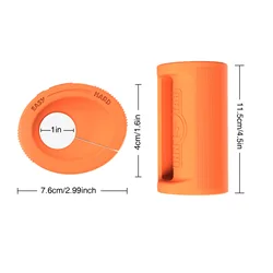 INNSTAR Non-slip Silicone weight lifting Barbell Fat Barbell OVAL GRIPZ