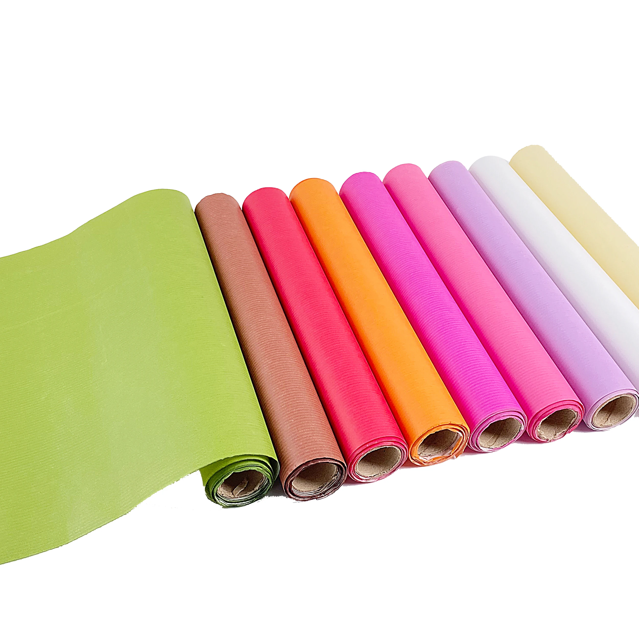 
Eco-friendly 100% Biodegradable Kraft Paper Roll l for Flower & Gift Packaging Paper Sheet 