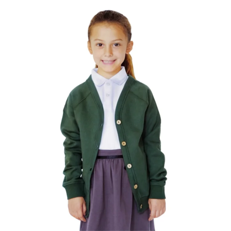 Classic School Sweater Students New Design Knitted Girl School Cardigan Sweaters
