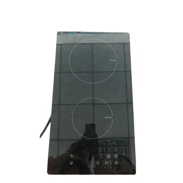 Кухонное устройство с двумя горелками встроенная стеклянная индукционная плита