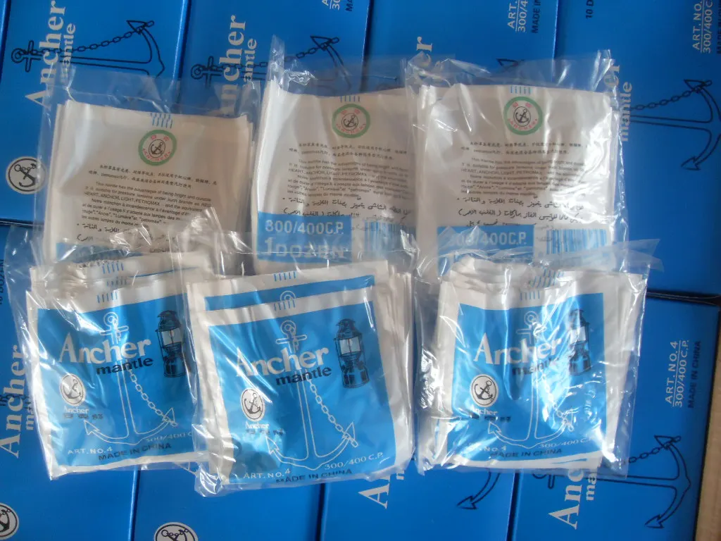 round model anch-er package  pressure lantern gas mantle