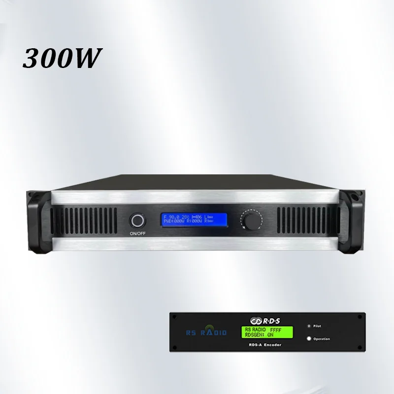 300W FM Broadcast Transmitter  + RDS encoder kit
