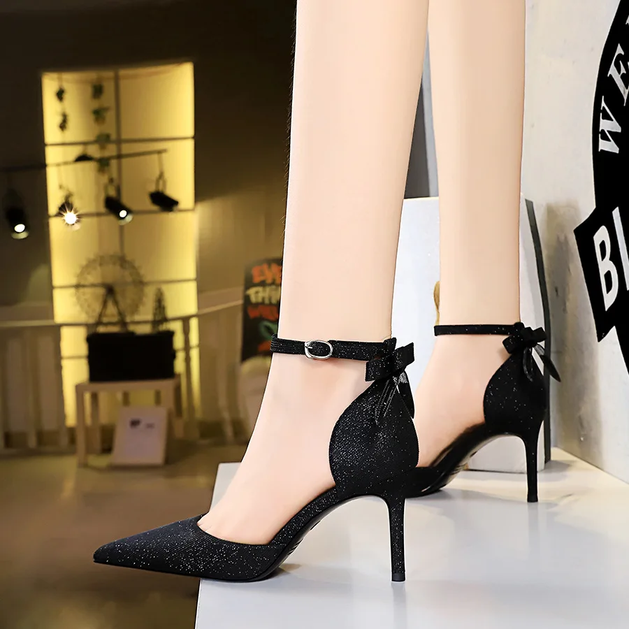 Womens High Heels Pumps Leather Sexy Pointed Toes Fashion Wholesale Office Ladies Shoes Women Heels Sandals