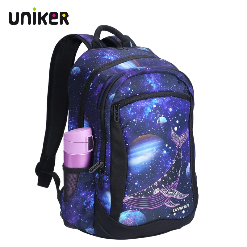 UNIKER Waterproof School Bags Packs Backpack for Colleges Girls