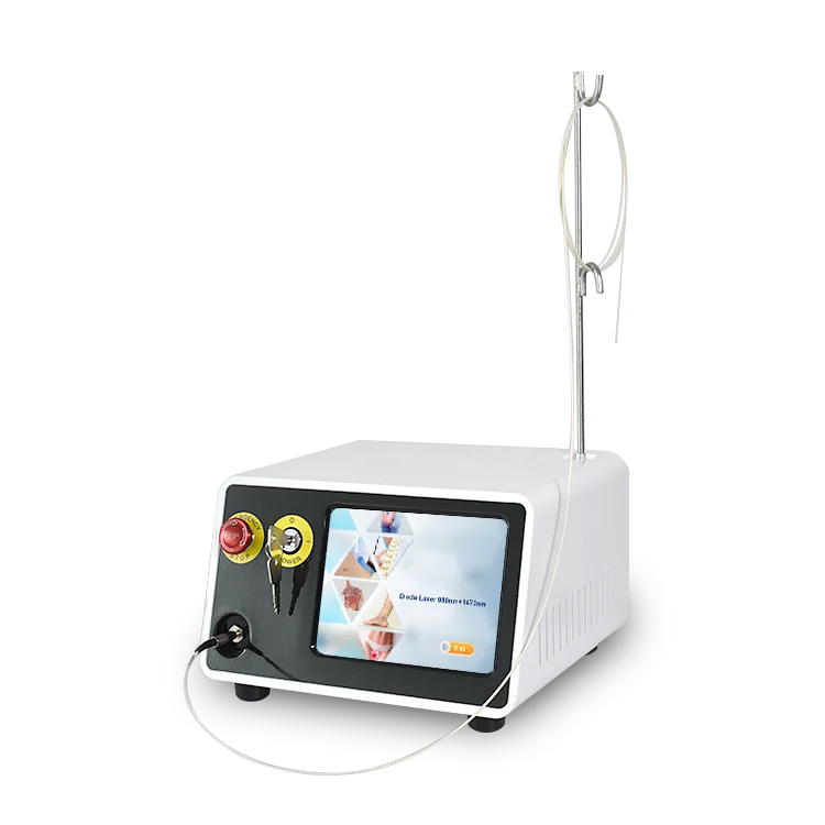 Face lifting endolaser fat lipolysis machine 980nm diode laser liposuction cannula 1470nm fiber laser body countring spa optic