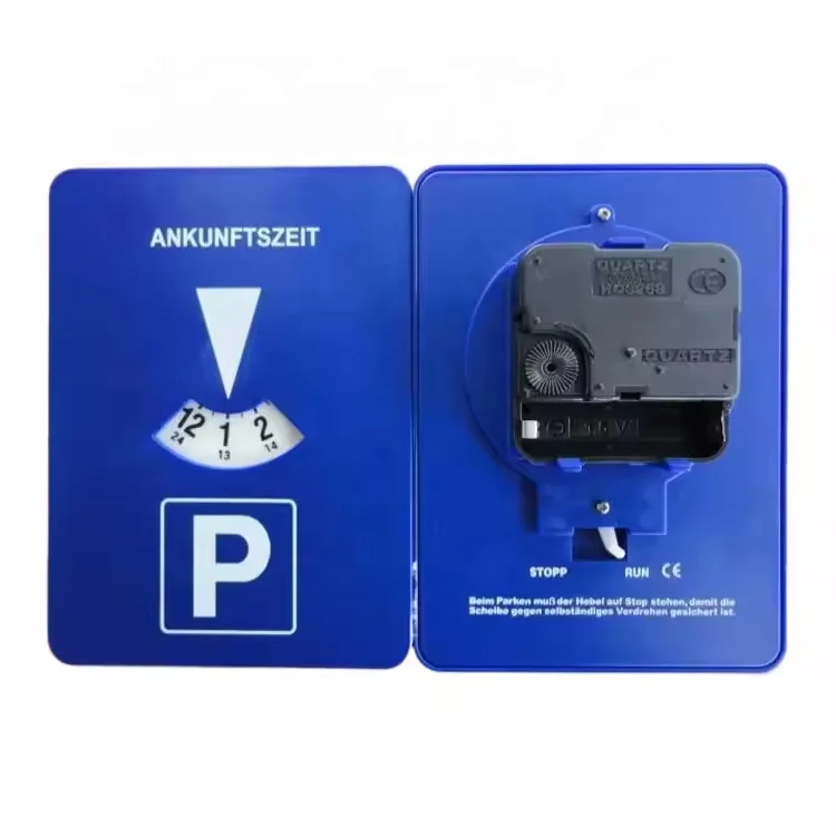 Wholesale Germany Blue Electric Parking Clock Disc Parking Timer With Ice Scraper