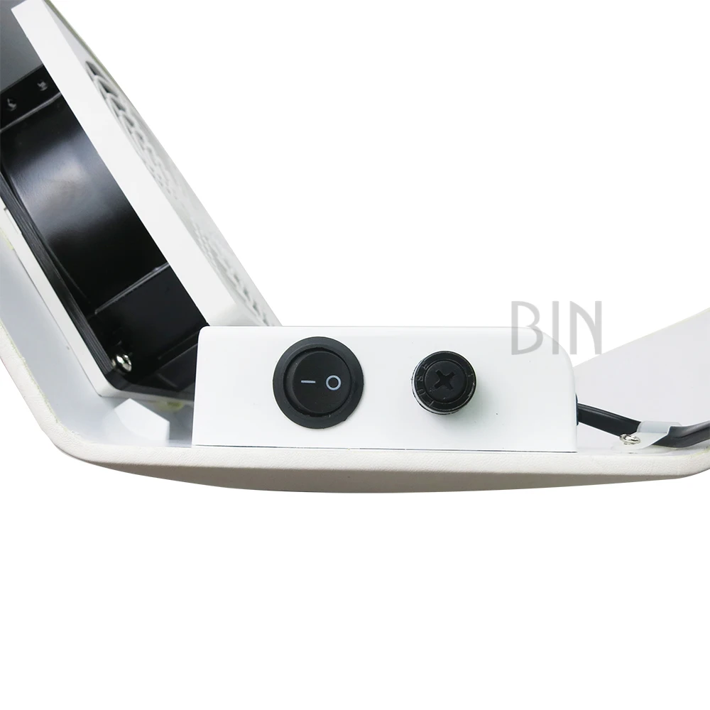 BIN High Quality Rectangular Nail Powder   Dust Collector in Five Colors
