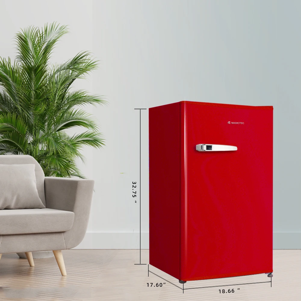3,2 Cu.Ft мини-холодильник с морозильной камерой регулируемый термостат компактный холодильник для общежития офис спальня