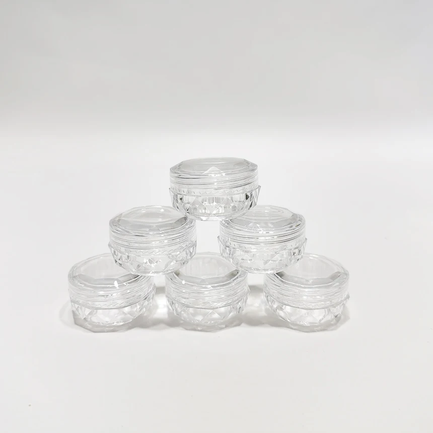 New Design 5g 10g Empty Uv Gel Jar Powder Jar Container Cosmetic Jars for Nail Art Glitter Cream
