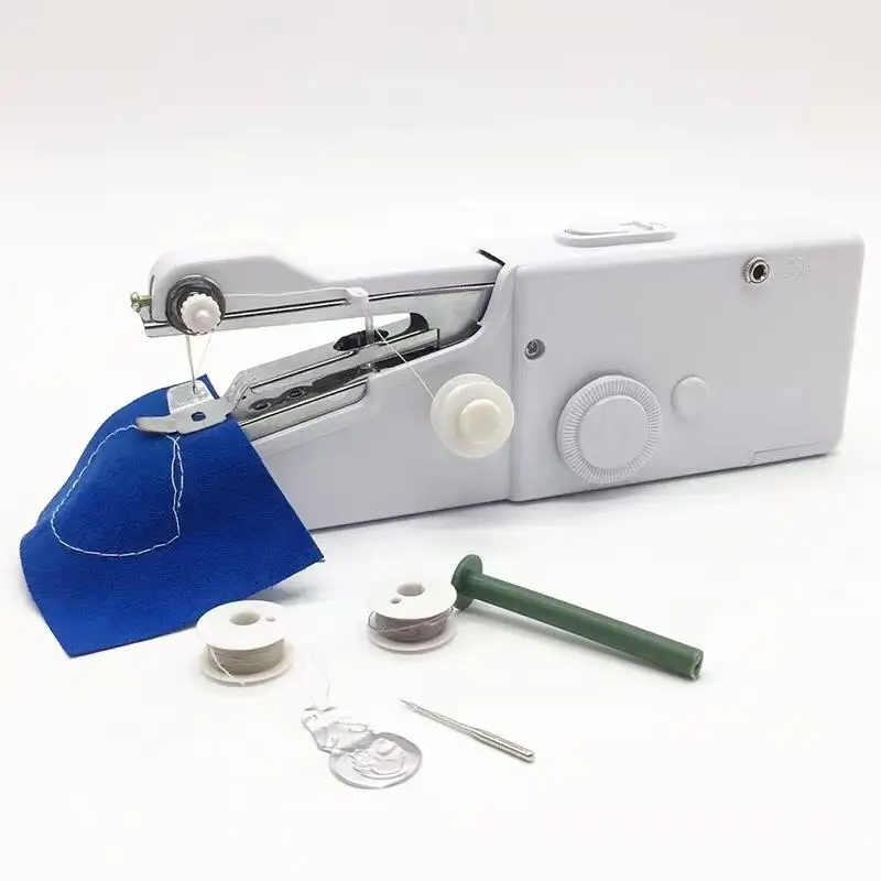 Mini Manual Sewing Machine Handwork Fabric Stitching Tools Portable Manual Needlework Sewing Machine