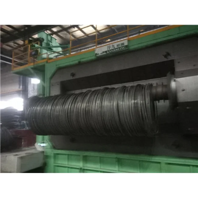 
Wire Rod in Coils Surface Shot Blasting Machine 